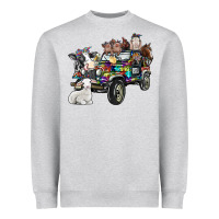 Heather Grey farm life Heavyweight Sweatshirt - SublimationCraftShop