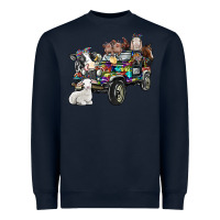Navy farm life Heavyweight Sweatshirt - SublimationCraftShop
