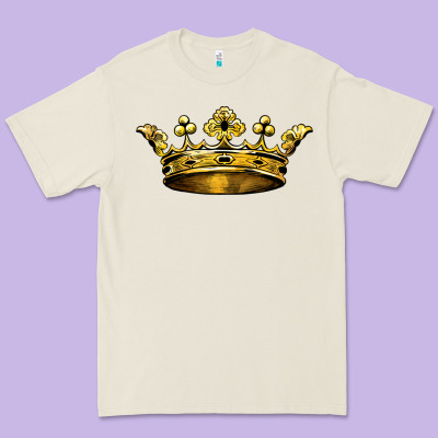 Crown Premium Tee Designed By Barkaloodesign