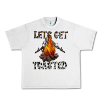 Lunar Rock lets get toasted Urban Heavy Tee - CowhideDigitalArt