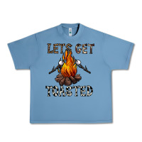 Pebble Blue lets get toasted Urban Heavy Tee - CowhideDigitalArt