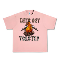 Salmon lets get toasted Urban Heavy Tee - CowhideDigitalArt