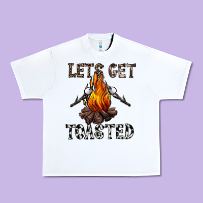 Lets Get Toasted Urban Heavy Tee Designed By Cowhidedigitalart
