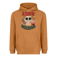 Meerkat happy owlidays Heavyweight Hoodie - MaliasSmallBusiness
