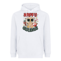 Happy Owlidays Heavyweight Hoodie | Teevron