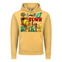 Vintage Mustard small town big spirit softball Vintage Hoodie - Zillion Design Studio