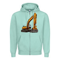 Excavator Zipper Hoodie | Teevron