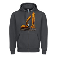 Smoke excavator Zipper Hoodie - LillyAllenDesigns