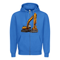True Royal excavator Zipper Hoodie - LillyAllenDesigns