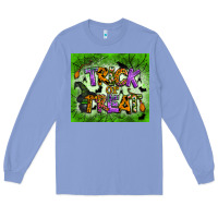 Colony Blue trick or treat tumbler Long Sleeve Tee - BundleAndBundleShop