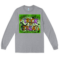 Heather Grey trick or treat tumbler Long Sleeve Tee - BundleAndBundleShop