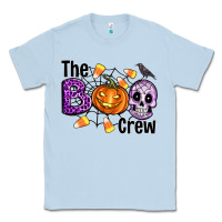 Dusty Blue Boo halloween Classic Tee - Artiststas