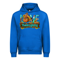 Cobalt Love Thanksgiving with Turkey Urban Hoodie - texasbilliewilder
