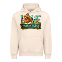 Sandshell Love Thanksgiving with Turkey Urban Hoodie - texasbilliewilder