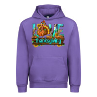 Tulip Love Thanksgiving with Turkey Urban Hoodie - texasbilliewilder