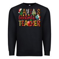 Black santas favorite teacher Premium Sweatshirt - NancyCooperArtShop