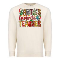 Sandshell santas favorite teacher Premium Sweatshirt - NancyCooperArtShop