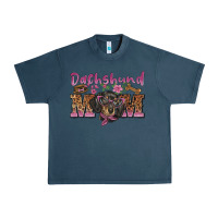 Midnight Navy dachshund mom Urban Heavy Tee - BarkalooDesign