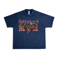 Navy dachshund mom Urban Heavy Tee - BarkalooDesign