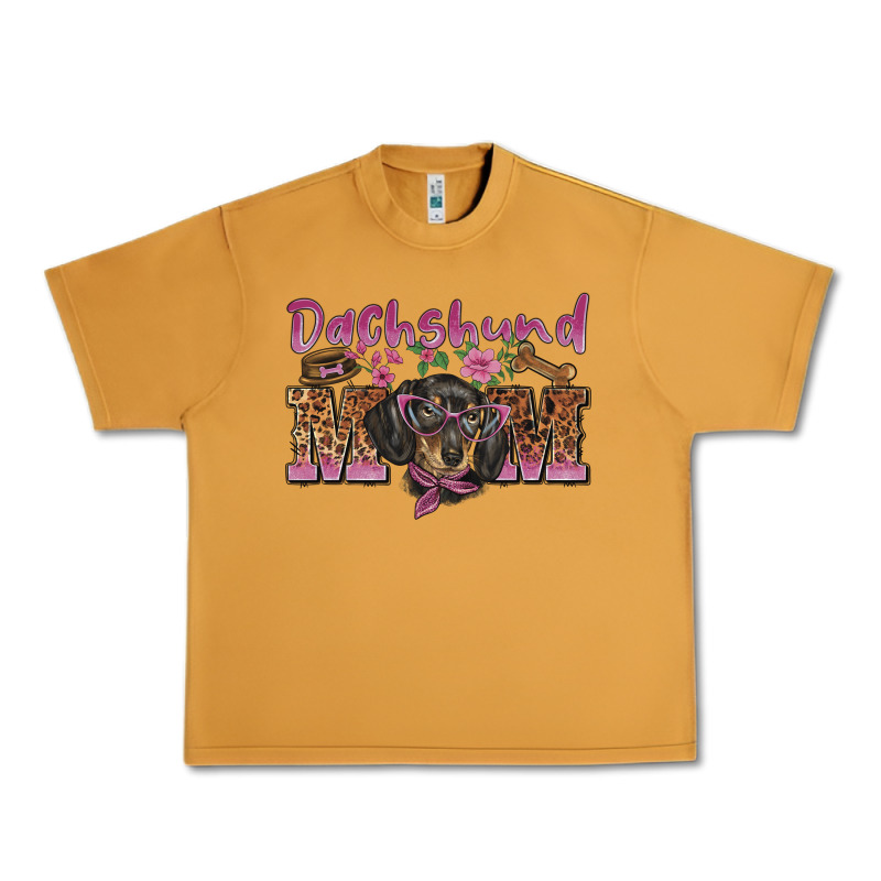 Dachshund Mom Urban Heavy Tee by BarkalooDesign | Teevron