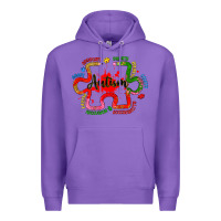 Purple autism teacher pencil Premium Hoodie - Artiststas
