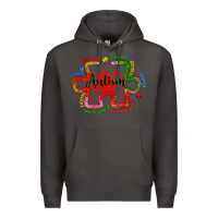Smoke autism teacher pencil Premium Hoodie - Artiststas