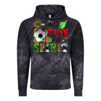 Cloud Black small town big spirit soccer Vintage Hoodie - Zillion Design Studio