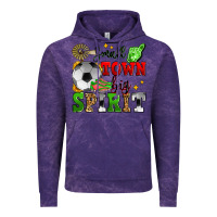 Cloud Purple small town big spirit soccer Vintage Hoodie - Zillion Design Studio
