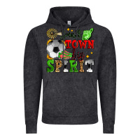Vintage Black small town big spirit soccer Vintage Hoodie - Zillion Design Studio