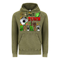 Vintage Olive small town big spirit soccer Vintage Hoodie - Zillion Design Studio