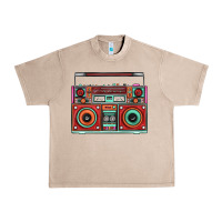 French Oak Boombox Urban Heavy Tee - FaDigitalArtStudio