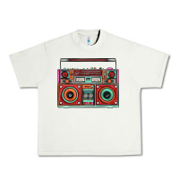 Pistachio Boombox Urban Heavy Tee - FaDigitalArtStudio