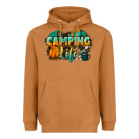 Meerkat camping life Heavyweight Hoodie - NancyCooperArtShop