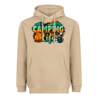 Mushroom camping life Heavyweight Hoodie - NancyCooperArtShop