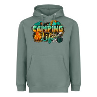 Sage camping life Heavyweight Hoodie - NancyCooperArtShop