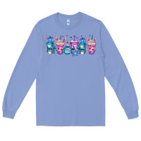 Colony Blue stitch coffee cups libbey glass Long Sleeve Tee - Jasminsmagicworld