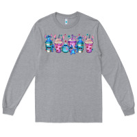 Heather Grey stitch coffee cups libbey glass Long Sleeve Tee - Jasminsmagicworld