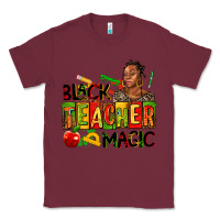 Burgundy black teacher  magic Classic Tee - AdoDesignShop