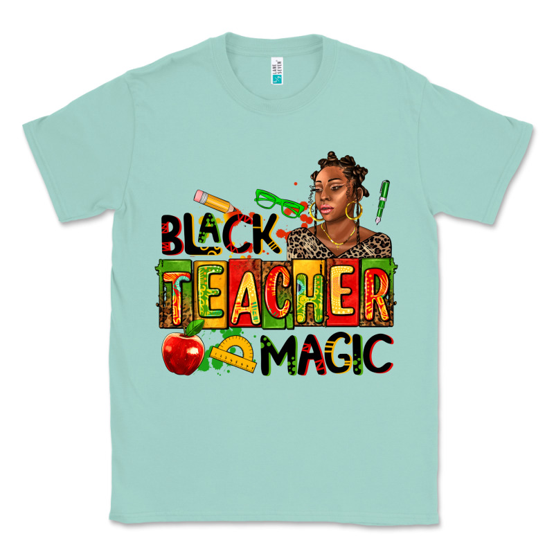 Black Teacher  Magic Classic Tee by AdoDesignShop | Teevron