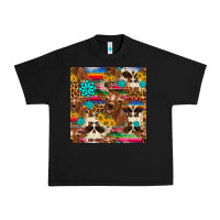 Black western sunflower bucket cow seamless pattern Urban Heavy Tee - HRA Design Shop