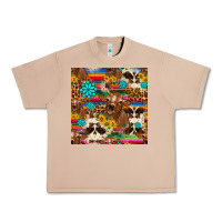 Burro western sunflower bucket cow seamless pattern Urban Heavy Tee - HRA Design Shop