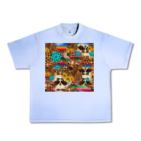 Grape Ice western sunflower bucket cow seamless pattern Urban Heavy Tee - HRA Design Shop