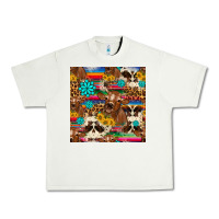 Pistachio western sunflower bucket cow seamless pattern Urban Heavy Tee - HRA Design Shop