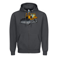 Smoke Bulldozer Zipper Hoodie - LillyAllenDesigns