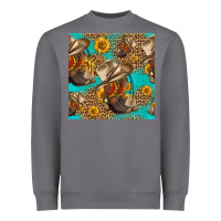 Storm western boots and hat seamless pattern Heavyweight Sweatshirt - HRA Design Shop