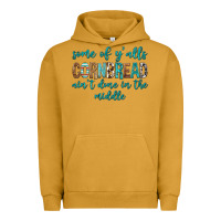 Pigment Peanut Butter Some of Y'alls Cornbread Ain't Done In Middle Urban Hoodie - texasbilliewilder