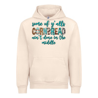 Sandshell Some of Y'alls Cornbread Ain't Done In Middle Urban Hoodie - texasbilliewilder