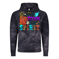 Cloud Black small town big spirit basketball Vintage Hoodie - Zillion Design Studio