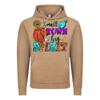 Vintage Coffee small town big spirit basketball Vintage Hoodie - Zillion Design Studio