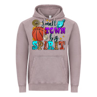 Vintage Zinc small town big spirit basketball Vintage Hoodie - Zillion Design Studio